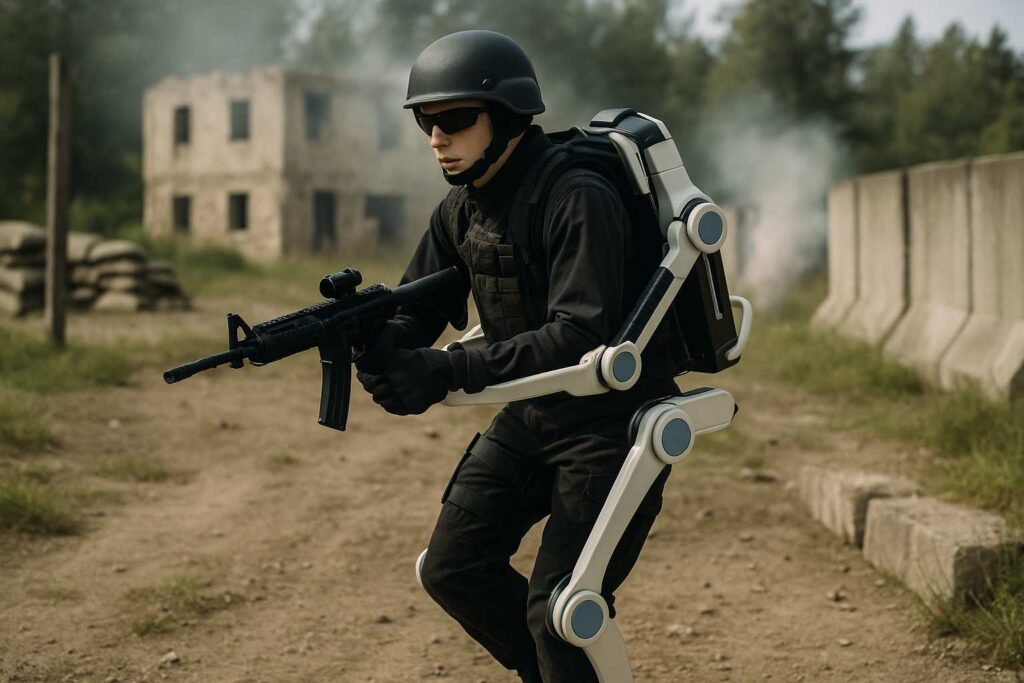 Exosquelette militaire