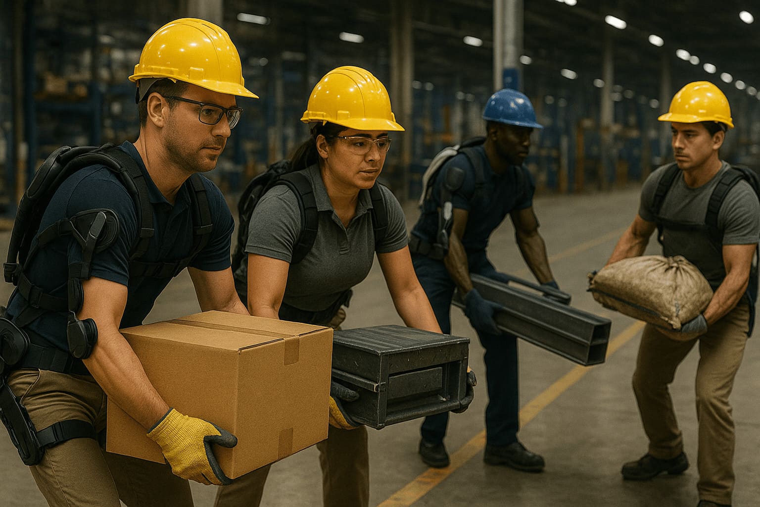 Exosquelette adopté en industrie