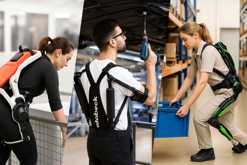 comparatif d’exosquelettes pour le travail