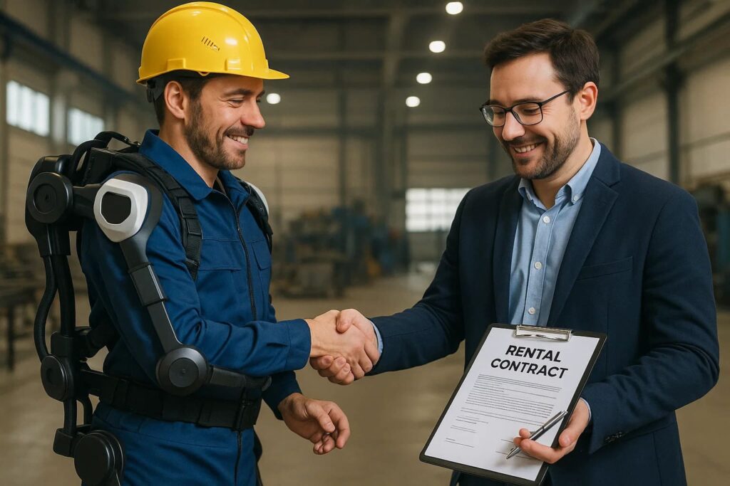 Location exosquelette contrat
