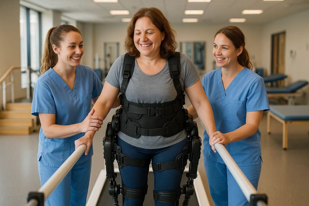 location exosquelette médical