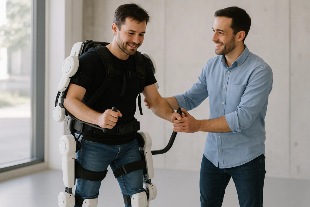 achat essai exosquelette