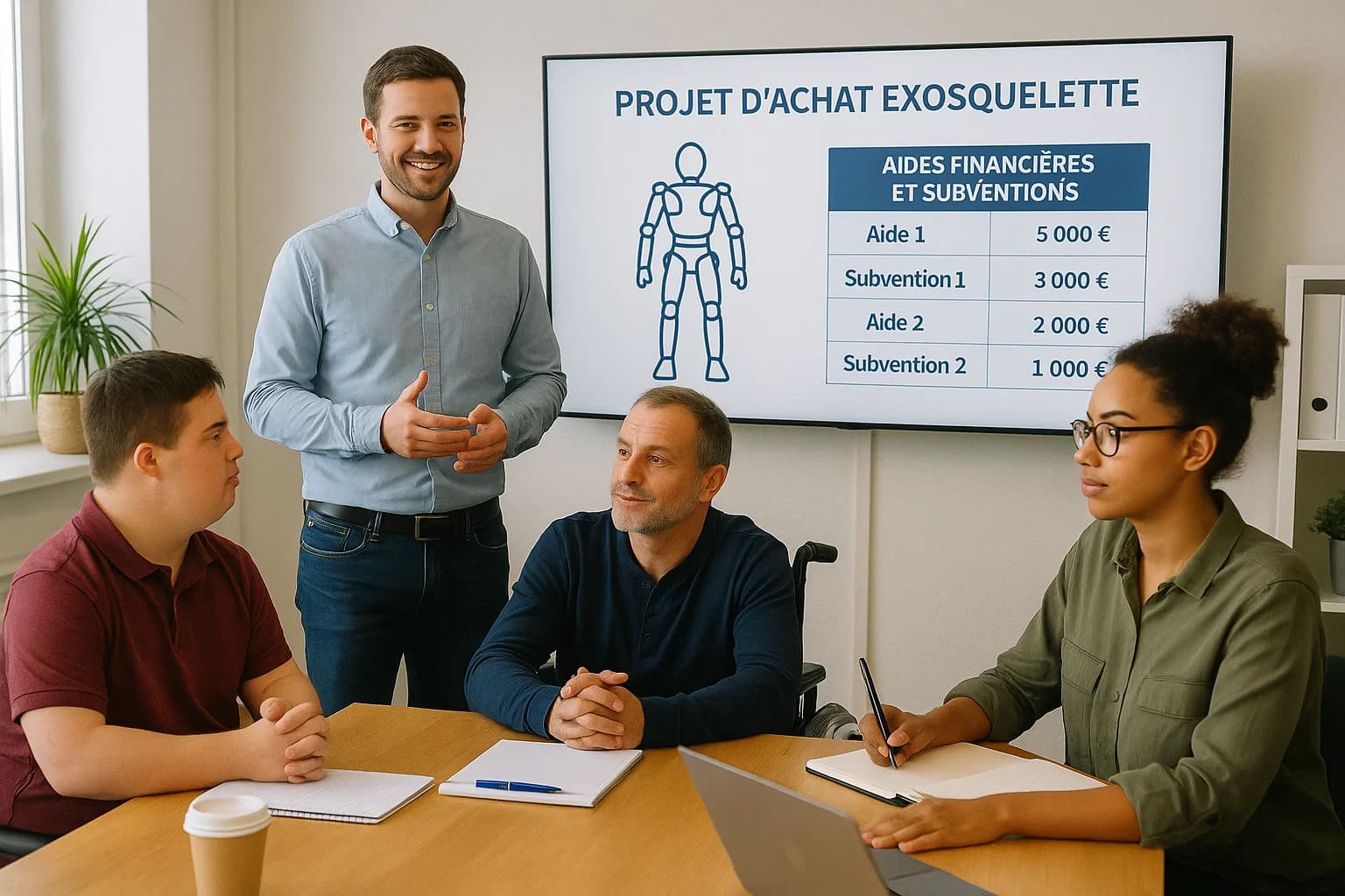 aides financières achat exosquelette