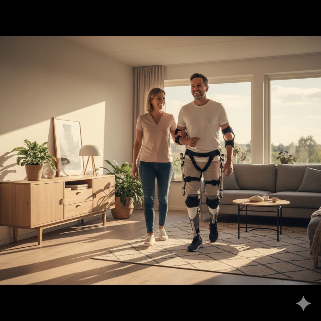 Porter un exosquelette